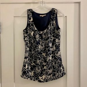 Floral sketch Banana Republic Blouse